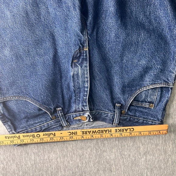 Wrangler Men's Deep Blue Straight Jeans - Picture 6 of 8